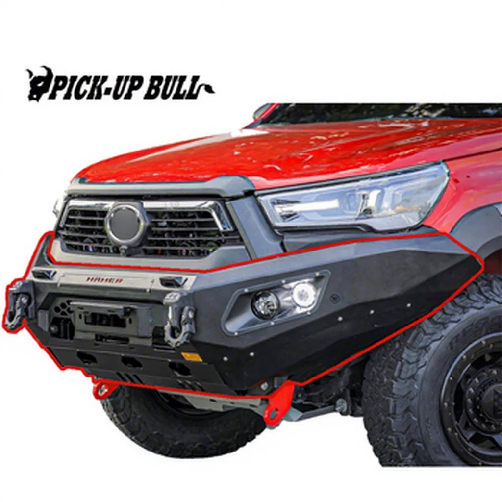 ハイラックス REVO ROCCO 2021用 アルマンド スチールバンパーバー