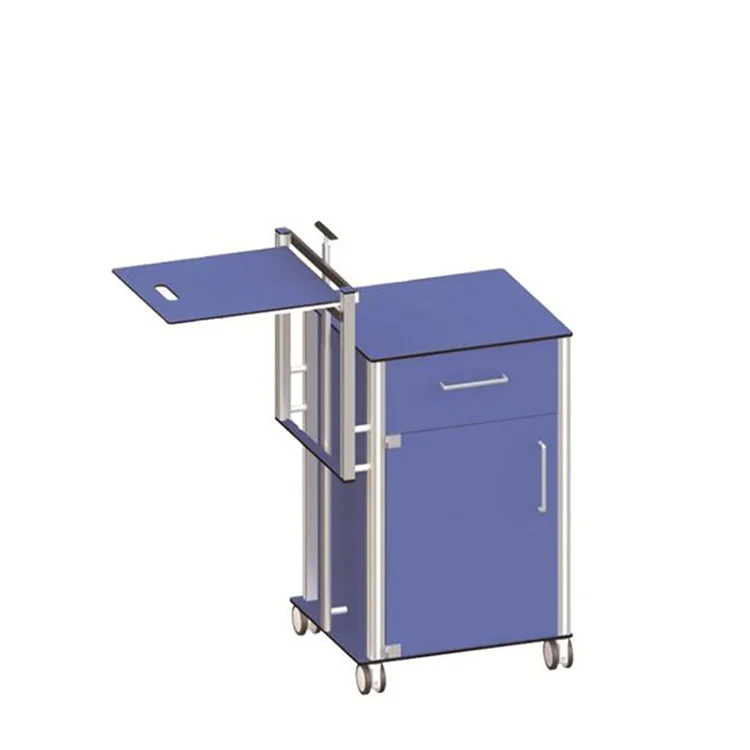 MT Medical Factory Table Multi Color Medical Clinic Hospital Patient Bedside Cabinet with Dining Table