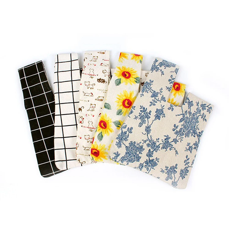 Baguhin ang Dala-dala ng Mobile Phone Key Bag Na Naisaayos na Personalized na Simpleng Lalagyan ng Cotton sa Kamay