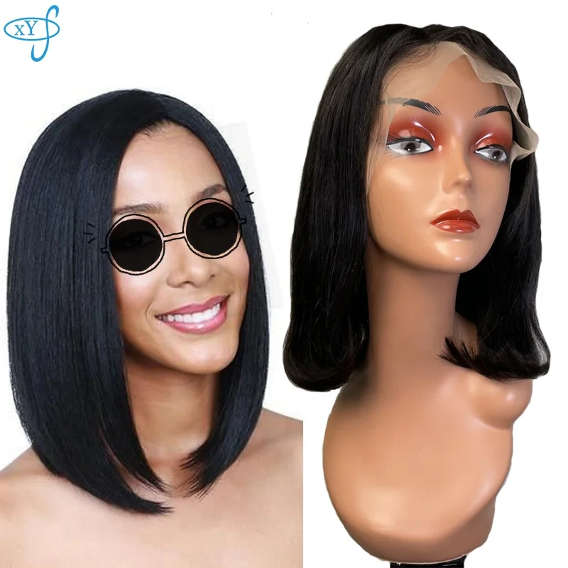 XYS 180% Density Big Promotion in High Quality Bob Wig, Fashion Products Short Cut Straight Lace Front Bob Wig13x4