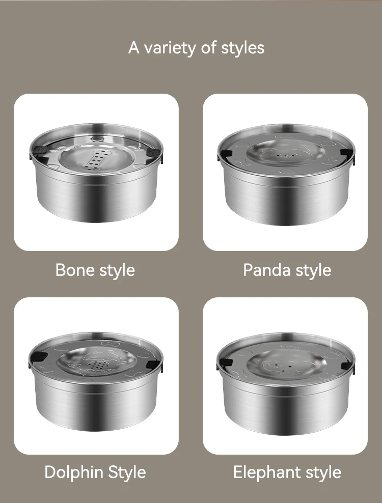 NEW Spill-proof Dog Bowl No Spill Raised Dog Food Bowl Stand Stainless Steel Food and Water Bowl Set Pet Feeding Station factory