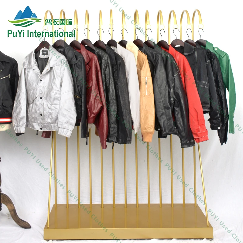 Leather Jacket Mix 50kg Bales - Fashionable Second Hand Clothing