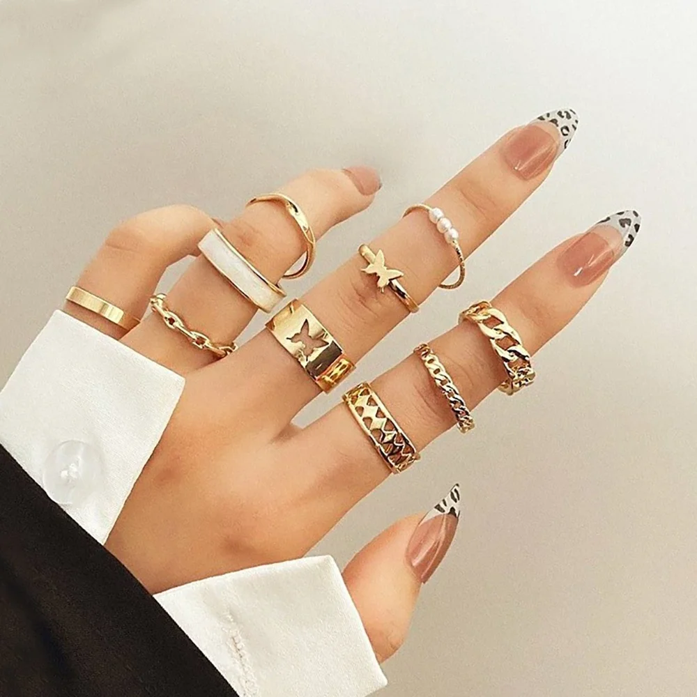 7pcs Fashion Jewelry Rings Set – HeyHouseCart