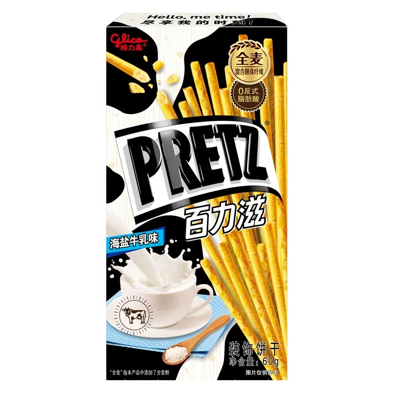 Диетическое печенье pocky pretz, 65 г, оптовая продажа, китайские экзотические закуски, шоколадное печенье