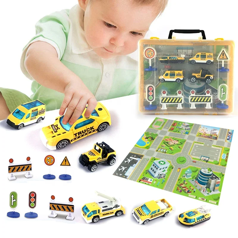 Лидер продаж коробка для хранения упаковка из сплава модель автомобиля игрушечный набор военный автомобиль маленький металлический с