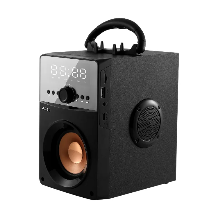 木製ワイヤレススピーカー 10W ポータブルデザイン 楽天市場