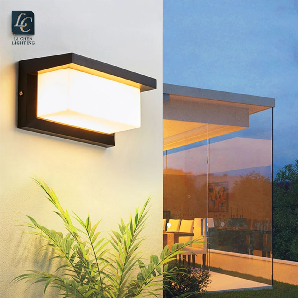 BD21 Solar Outdoor Waterproof Garden Light Outdoor Household Gate Cable-Free Light Control Induction Solar Wall Lamp   