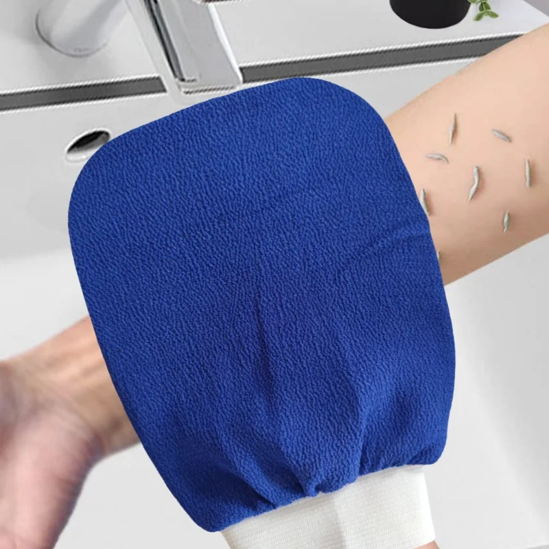 Перчатка для ванны Турецкая Хаммам, перчатка из вискозы, отшелушивающая перчатка из черного марокского вискозы, отшелушивающая перчатка для ванны