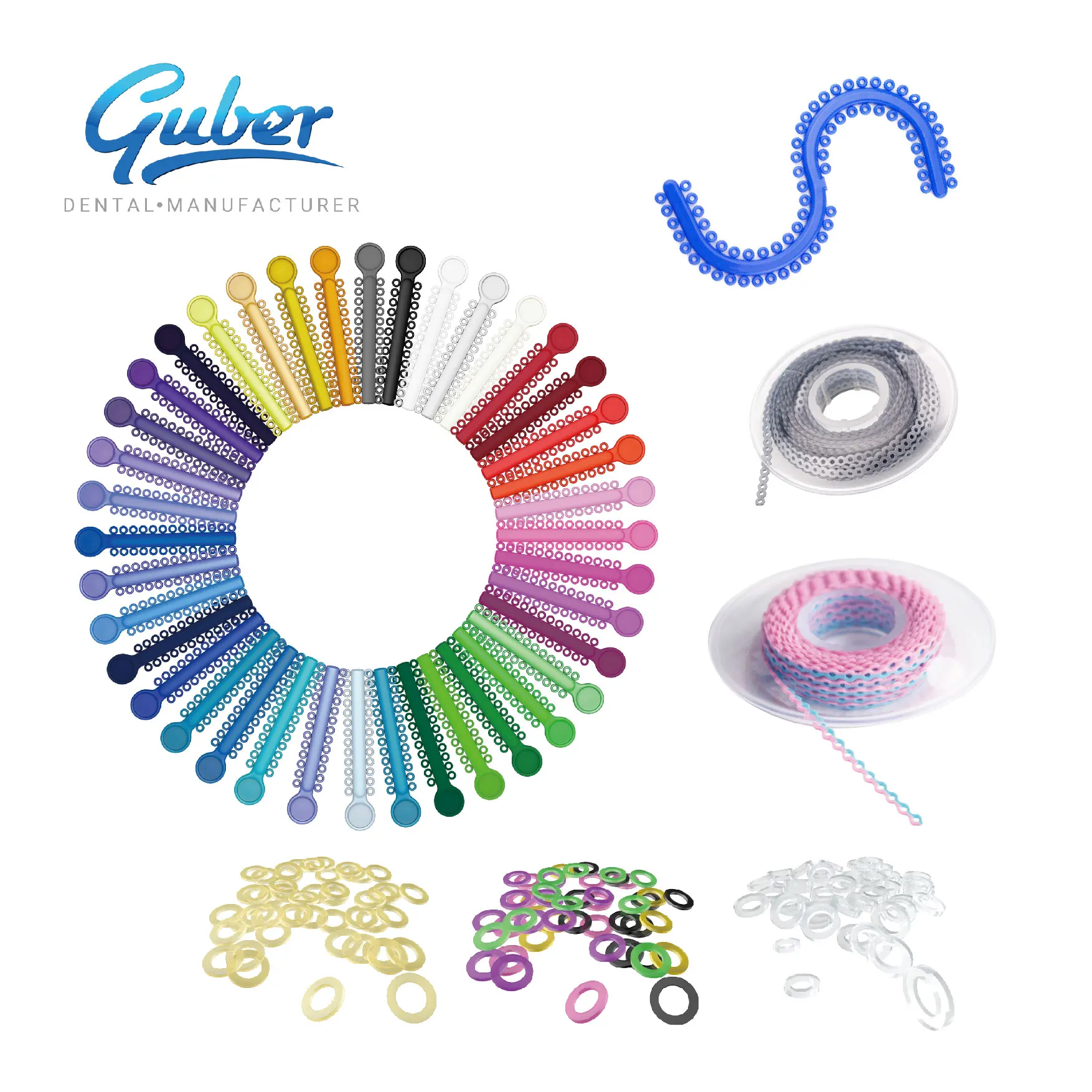 Fils Orthodontiques NITI Super Élastiques - Forme Ronde - Pour Brackets Et Attelles