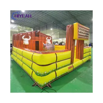 Customize Inflatable Ride Riding Machine Bounce House Adults Inflatable Mechanical Rodeo Bull