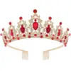 Half-red crown