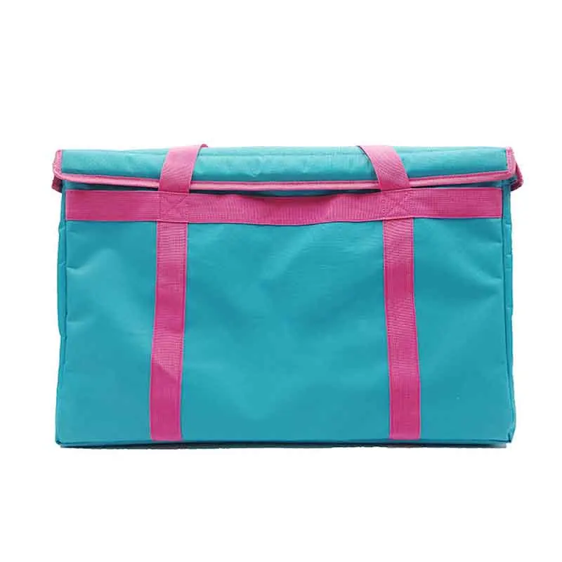 Wholesale Custom Portable Large Capacity Takeaway Thermal Hot Food Bag Insulated Cooler Bag Tote Pizza Delivery Bag