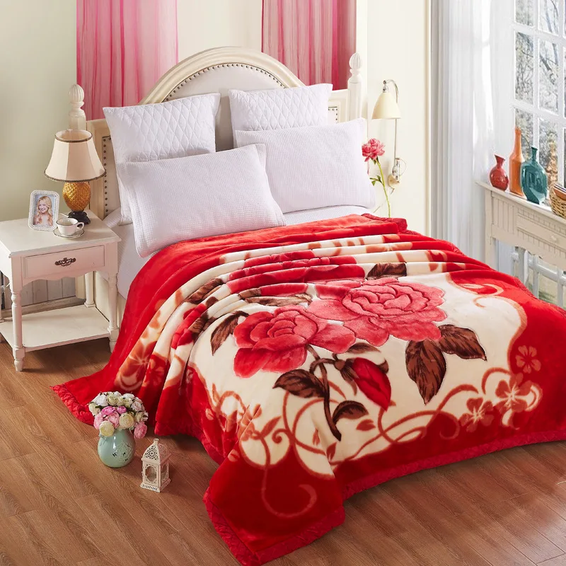 Wholesale Large Thick Soft Luxury Fleece Blanket Throw Microfiber