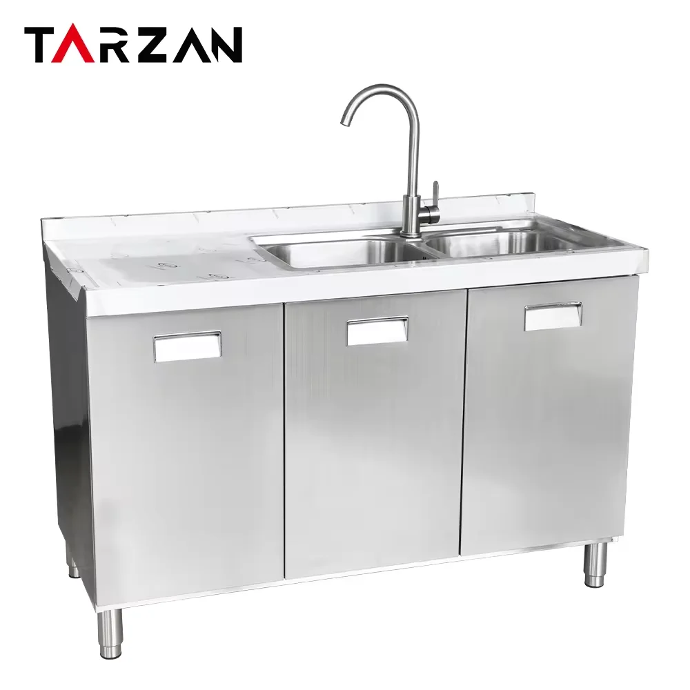 Commercial kitchen cabinet stainless steel storage cabinet stainless steel sinks kitchen supplier