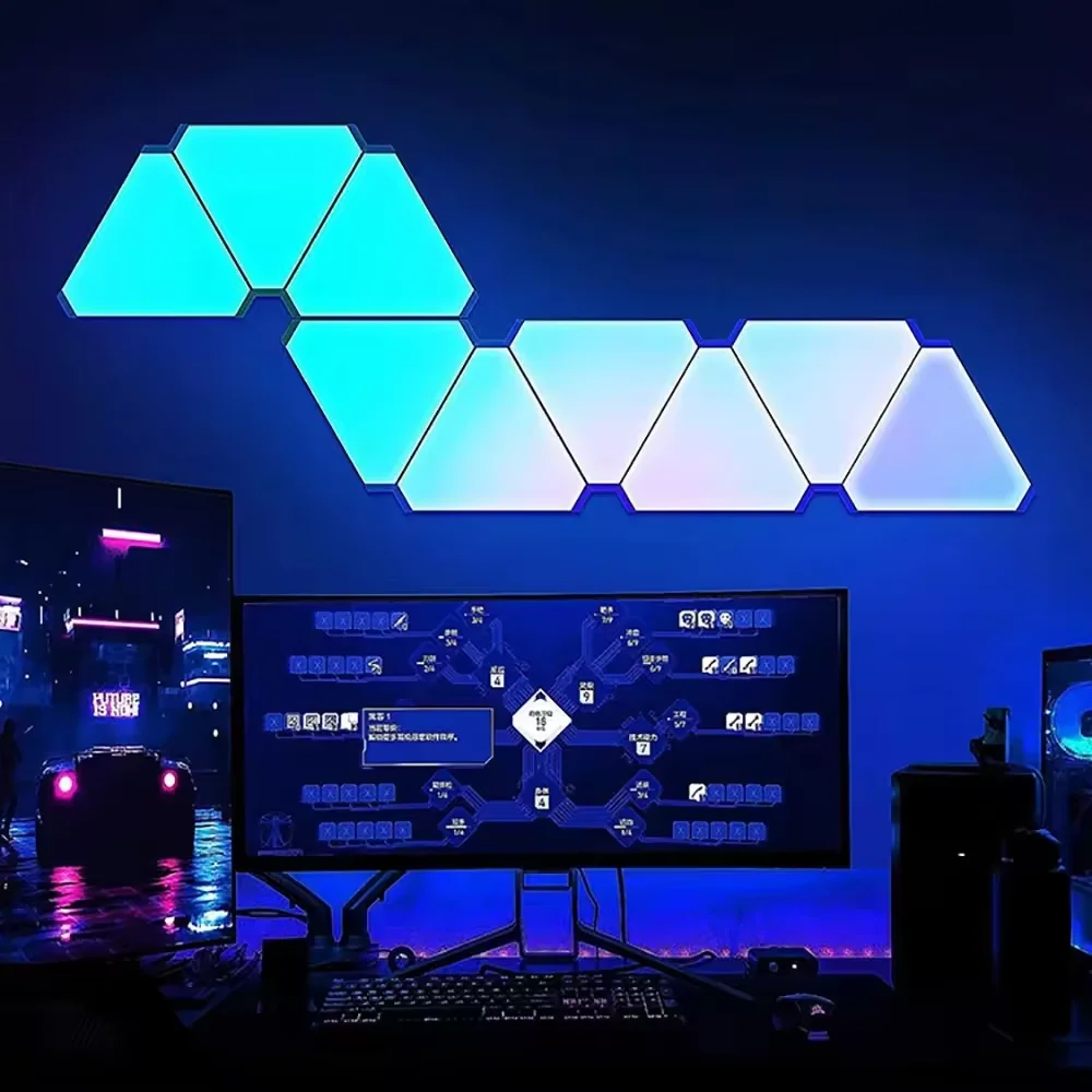 Triangle LED Light Panels, Triangle Lights with 6 Connection