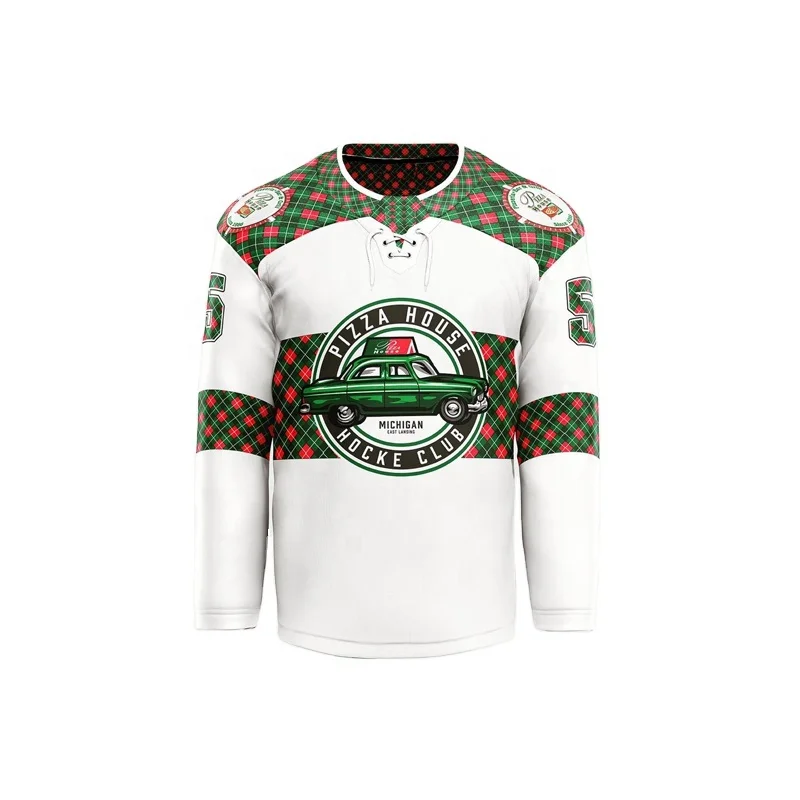 Custom Team Hockey Tackle Twill Pro Jersey with Embroidery