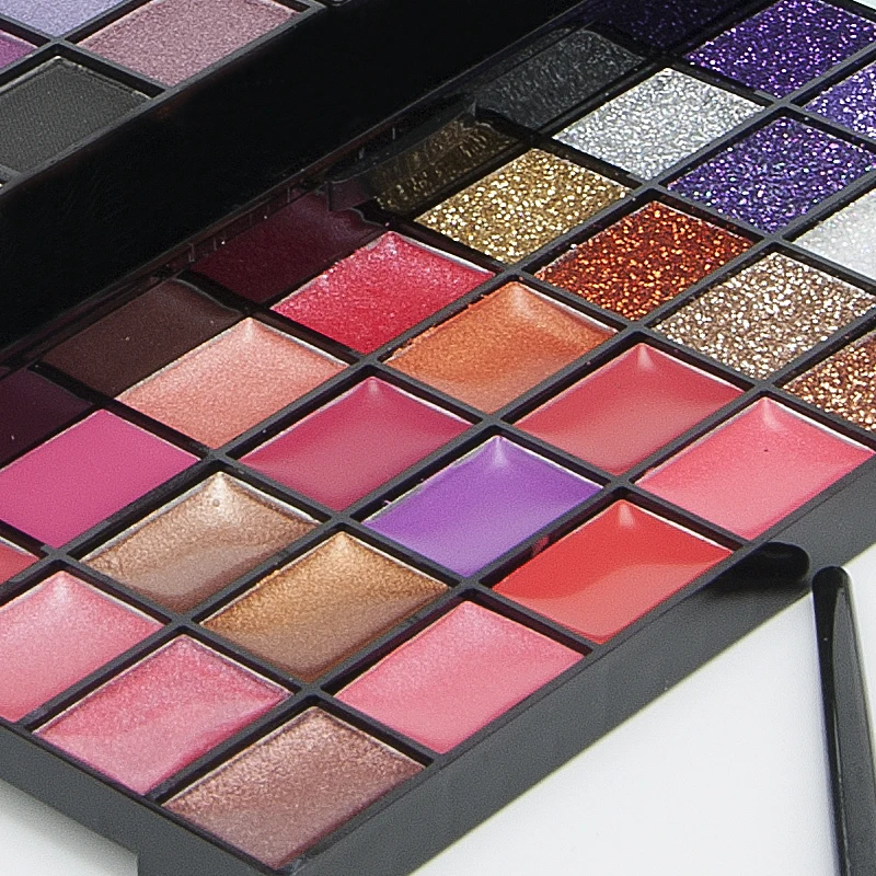 Palette De Maquillage Professionnelle - Ensemble Complet - Couleur Argent - Neuf Sous Emballage