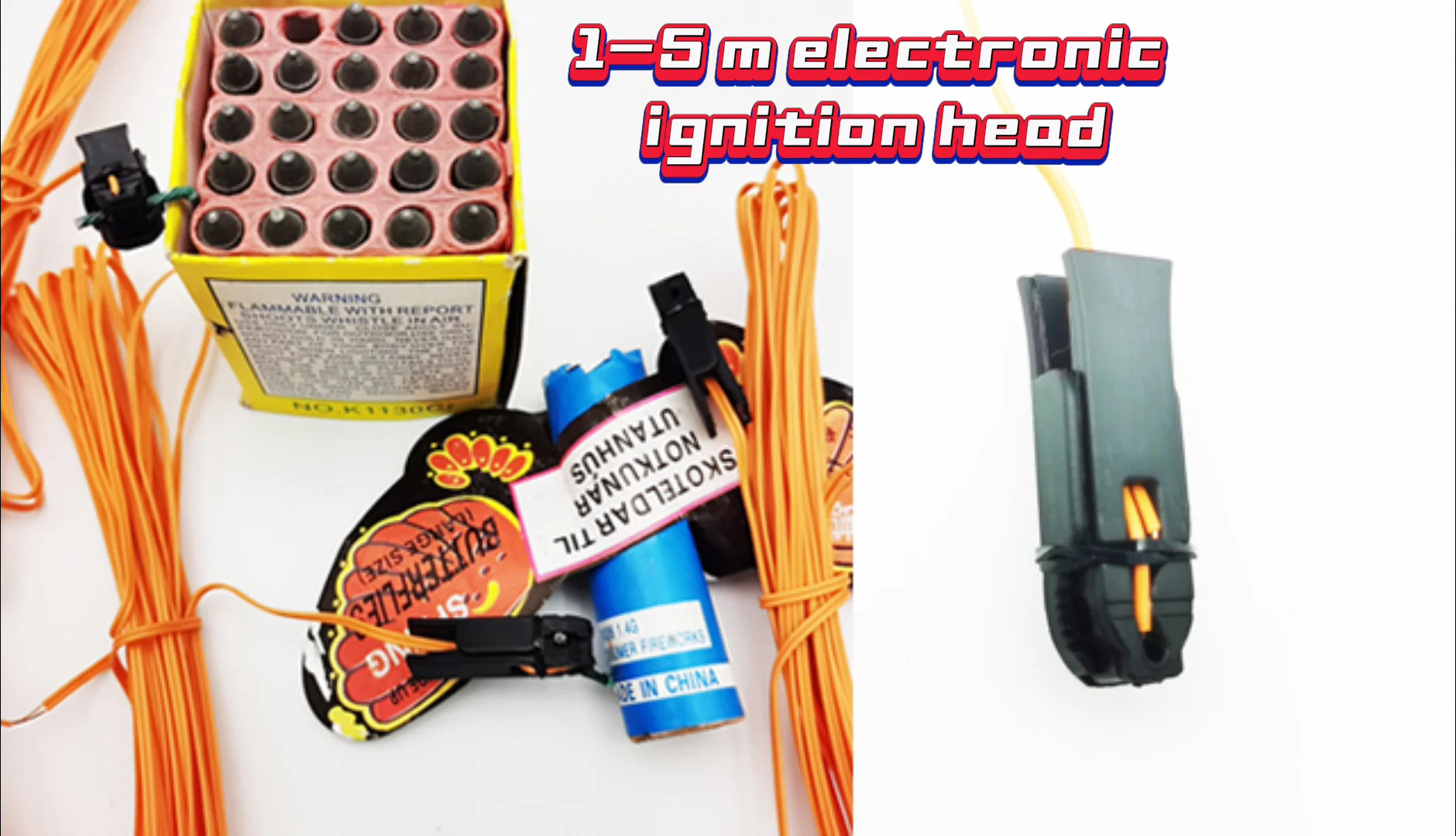 Wire Head Pyrotechnic Match Wire Head Electronic Ignitor Pyrogen 1m To