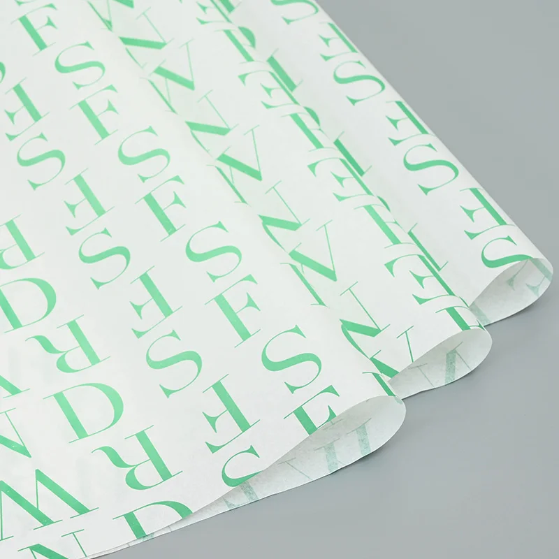 Custom Printed Logo Garment Tissue Paper Clothing Wrapping Tissue Paper With Packing Box Sticker