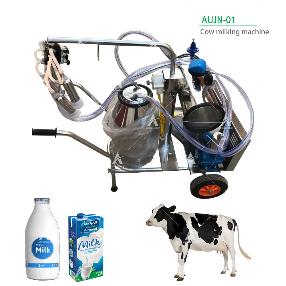 Portable Single/double Barrel Mini Portable Milker Machine Cow Milking Machine Electric Goat Cow Milker