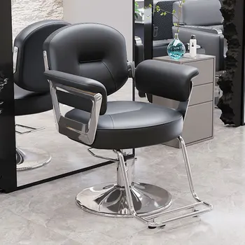 Nordic Minimalist Barber Chairs Professional Salon Accessories Design Barber Trendy Ergonomic Sillon De Barberia Salon Furniture