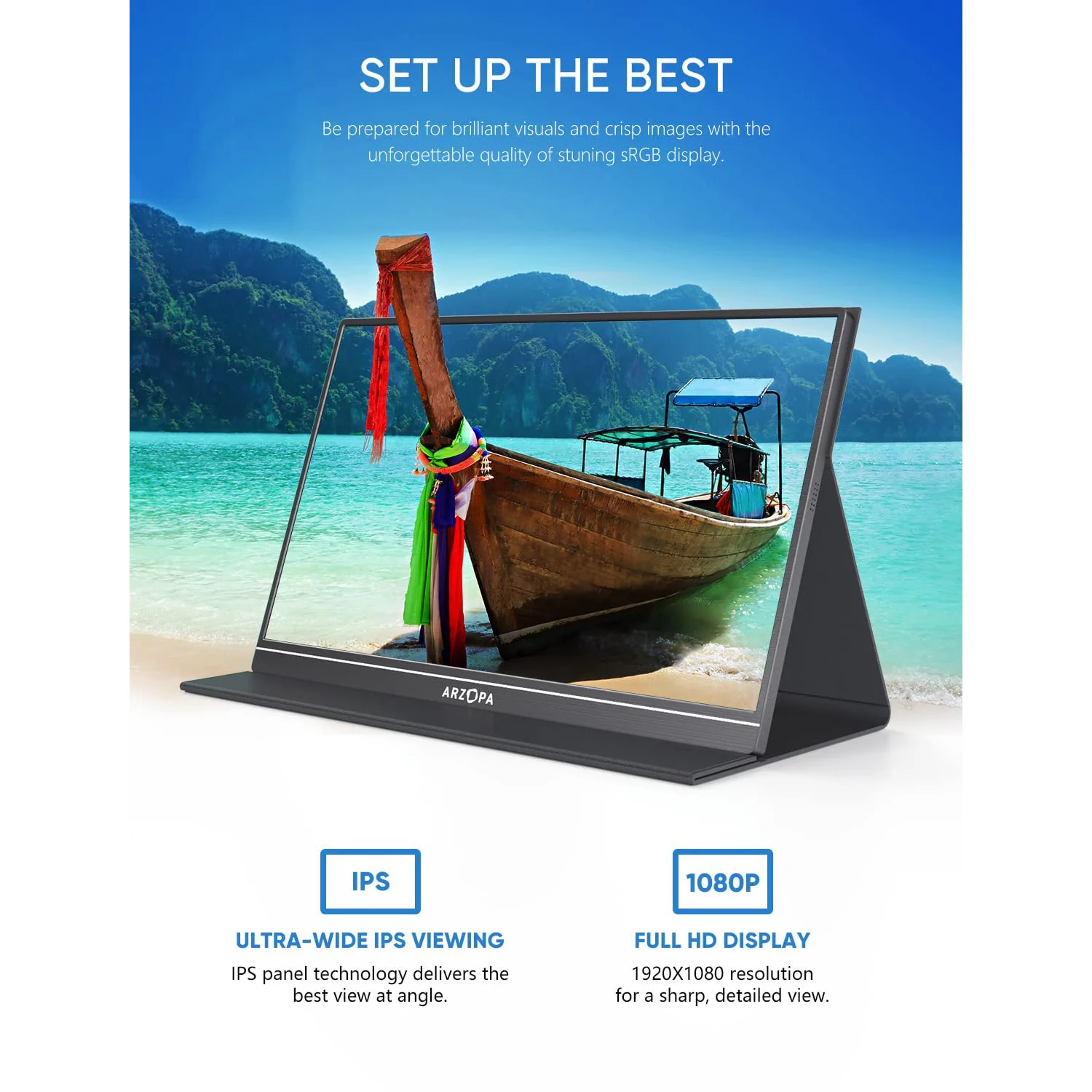 ARZOPA S1 Table 15.6インチ ポータブルモニター Monitor Arzopa S1 Table 15.6 (S1TABLE) - Opinie i ceny na