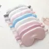 Masque pour les yeux en soie rose