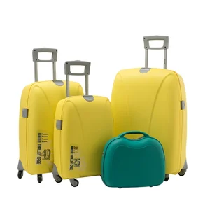 PP Durable Hardshell Luggage 3 PCS Trolley case Sets High Quality Rolling Suitcase with Fashion Design
