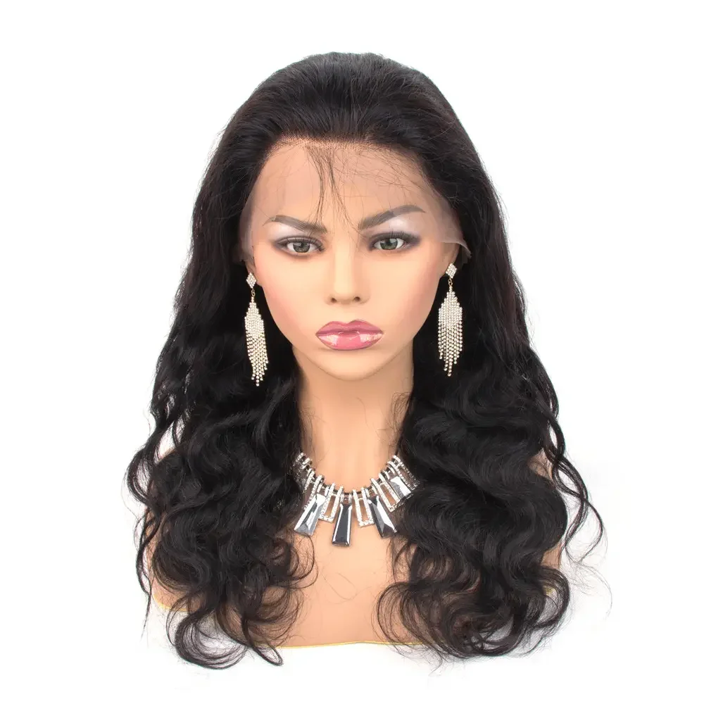 New Product 150 Density Hd Full Lace Natural Human Hair Wigs Brazilian