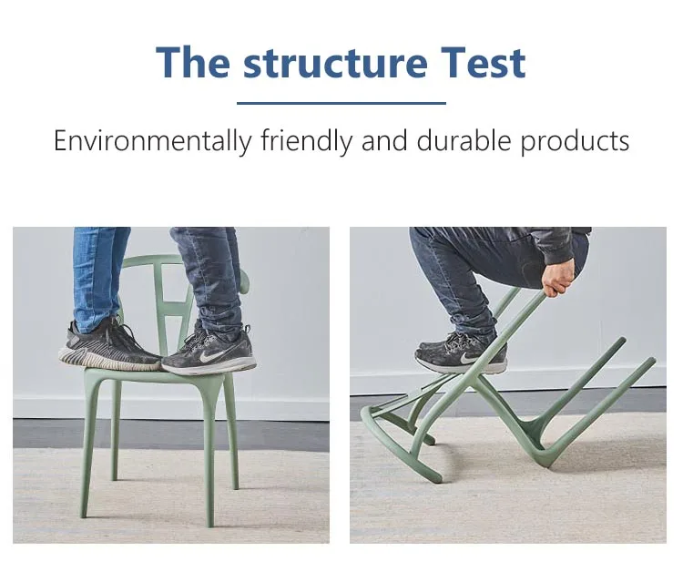 Nordic Stackable Dining Plastic Chairs Modern Garden White Chair For