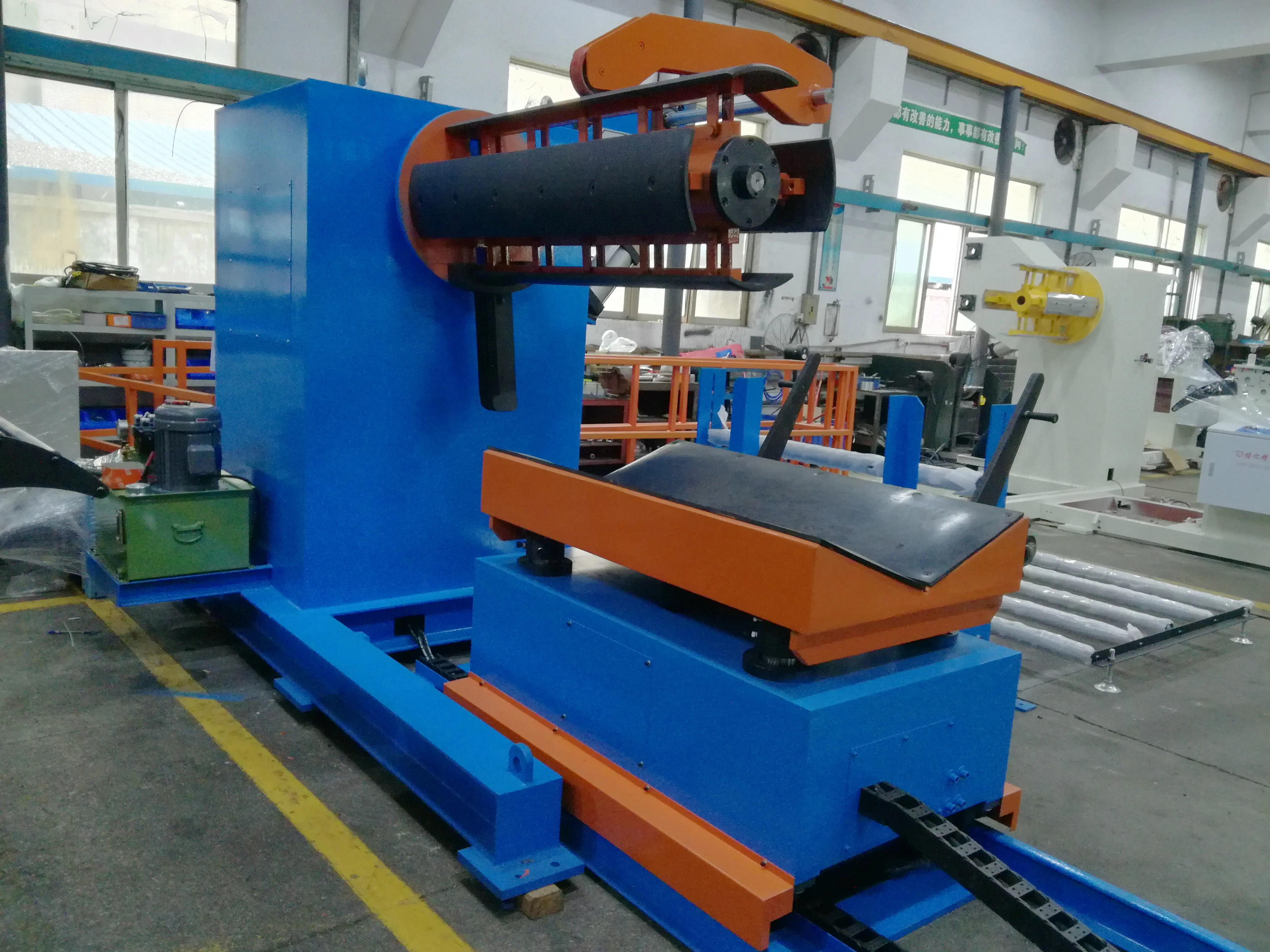Sheet Metal Uncoiler Decoiler Recoiler Machine with Motor Gear Bearing ...