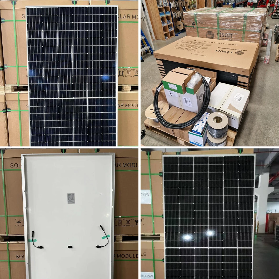 Risen Full Black Solar Panels 385W 390W 395W 400W 405W Monofacial 108 ...