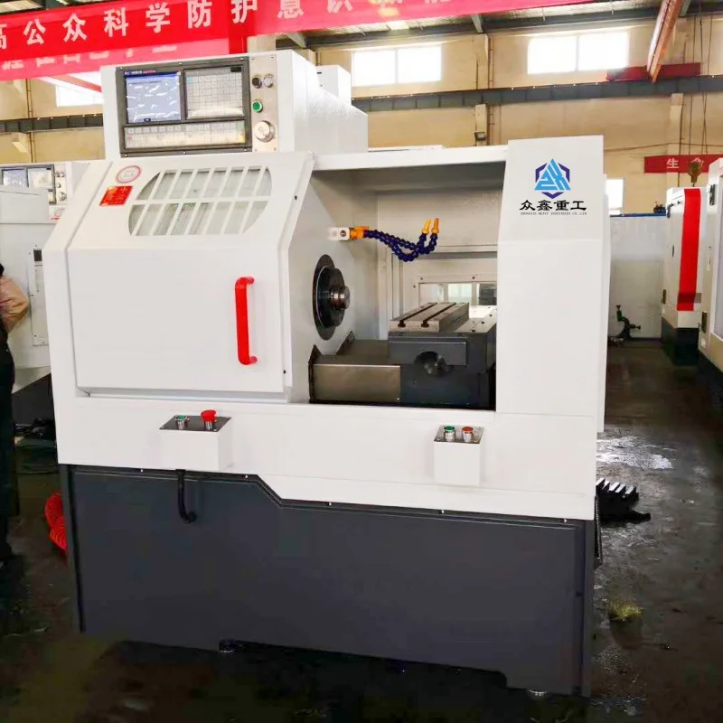 Horizontal Flat Bed Cnc Metal Automatic Lathe Machine Small Size Mimi Mini Cnc Cutter Machine H32i