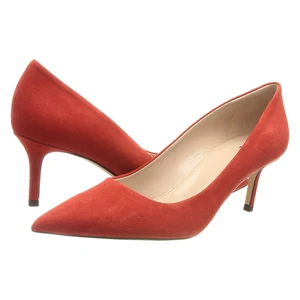 New Arrival Comfortable Suede High Heel Shoes for Women Hard-Wearing Slip-On Design Light Weight Fashion Trend for Summer Autumn