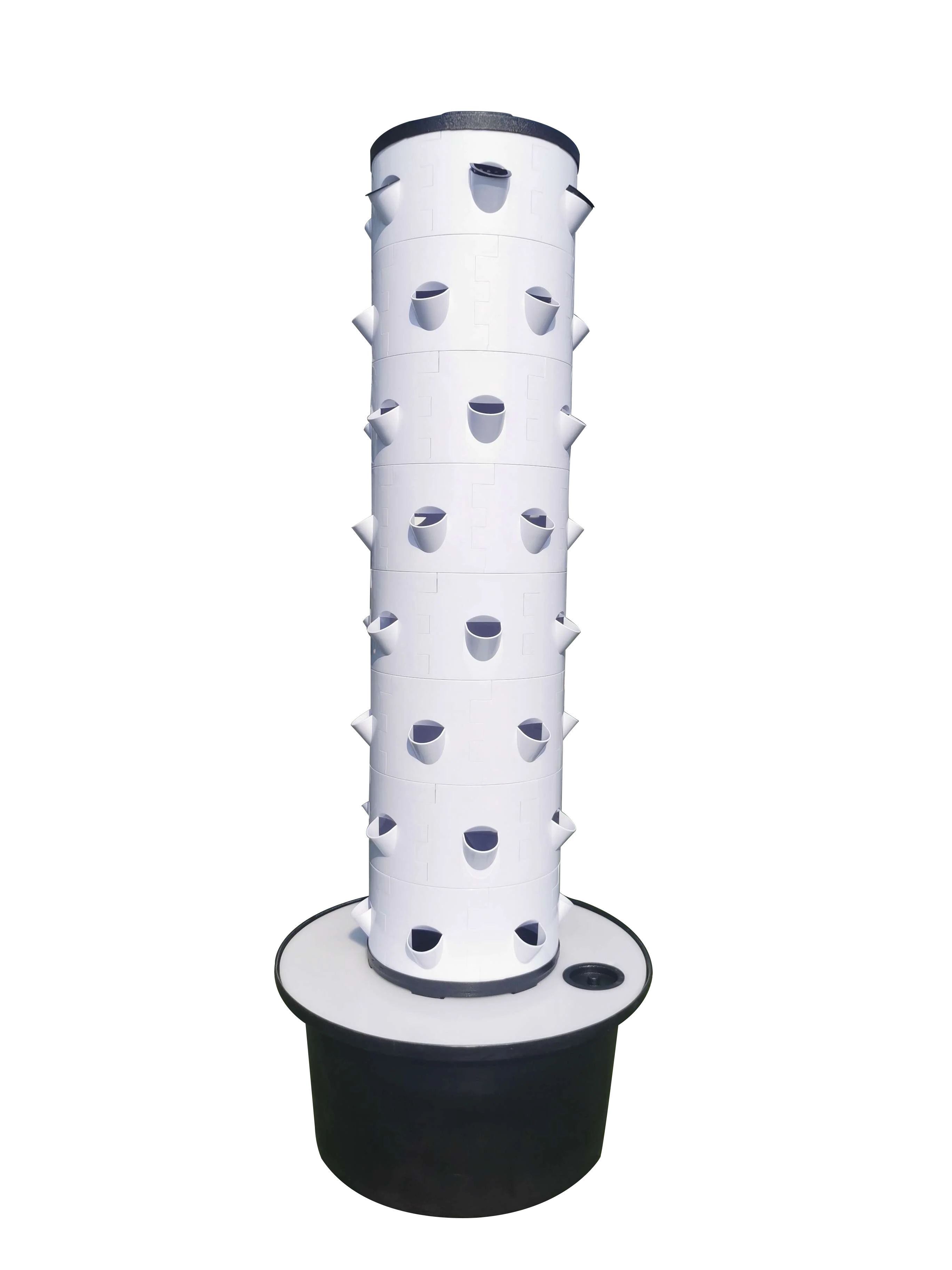 DIY Aeroponic Hydroponics Stackable Growing Systems New Agriculture Garden Vertical Petal Hydroponic Tower Growing Systems