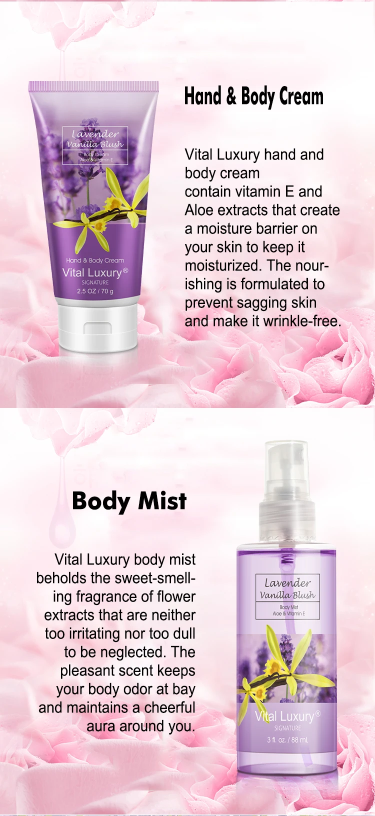 High Quality Organic Shower Gel Body Wash Luxury Lavender Shower Gel