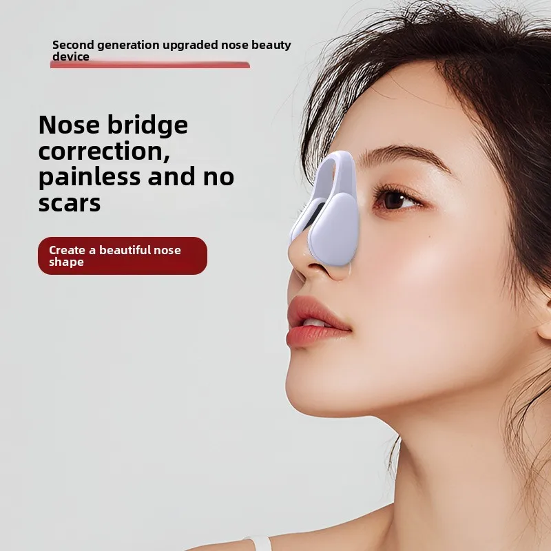 EMS Nose Shaper Electric Nose up Lifting Clip Bridge Straightener Corrector Beauty Device with Musical Function for Face