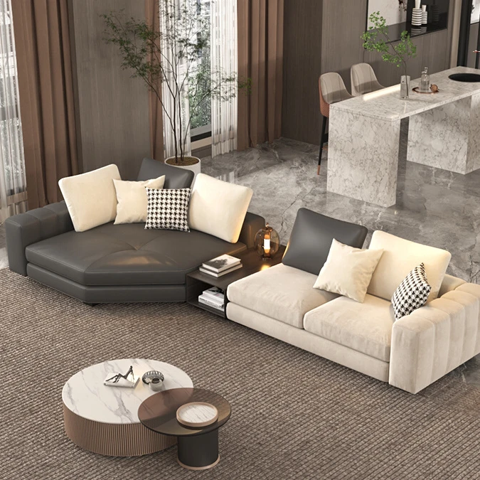 Modern Luxury American Sofa Tufted Nubuck Microfiber Leather Sofa for  Living Room Furniture - China Fashion Furniture, Button Tufted Sofa