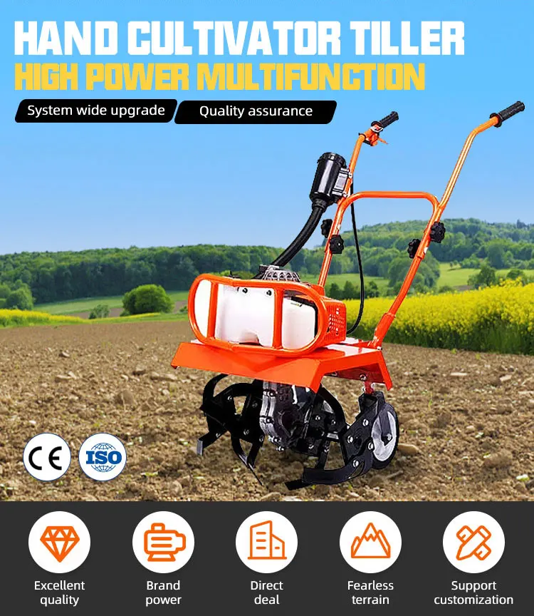 Garden Hand Types 3.2hp Gasoline Powered Cultivator Mini Tiller Buy