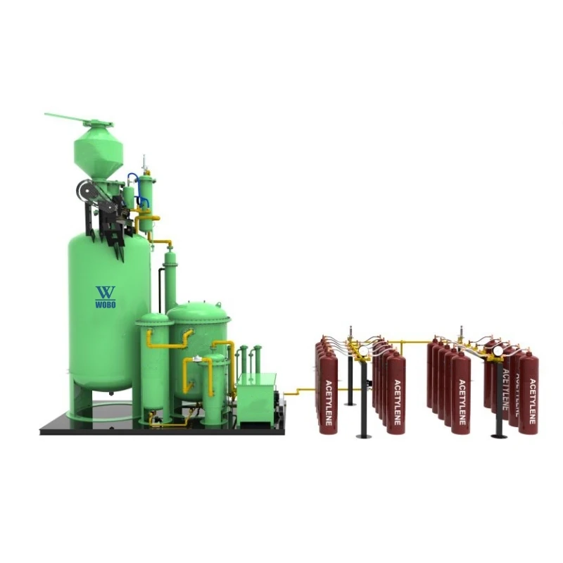 One-Button Start and Stop 20M3/H Acetylene Production Plant Welding Gas Acetylene Generator Price With Acetylene Gasometer