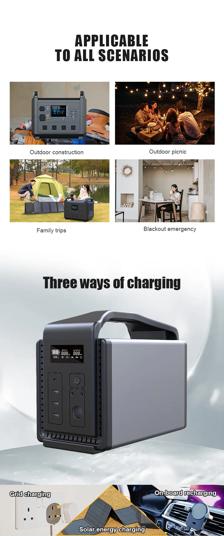 Lvfu Best Outdoor Camping Essentials Mini Generator Emergency Portable