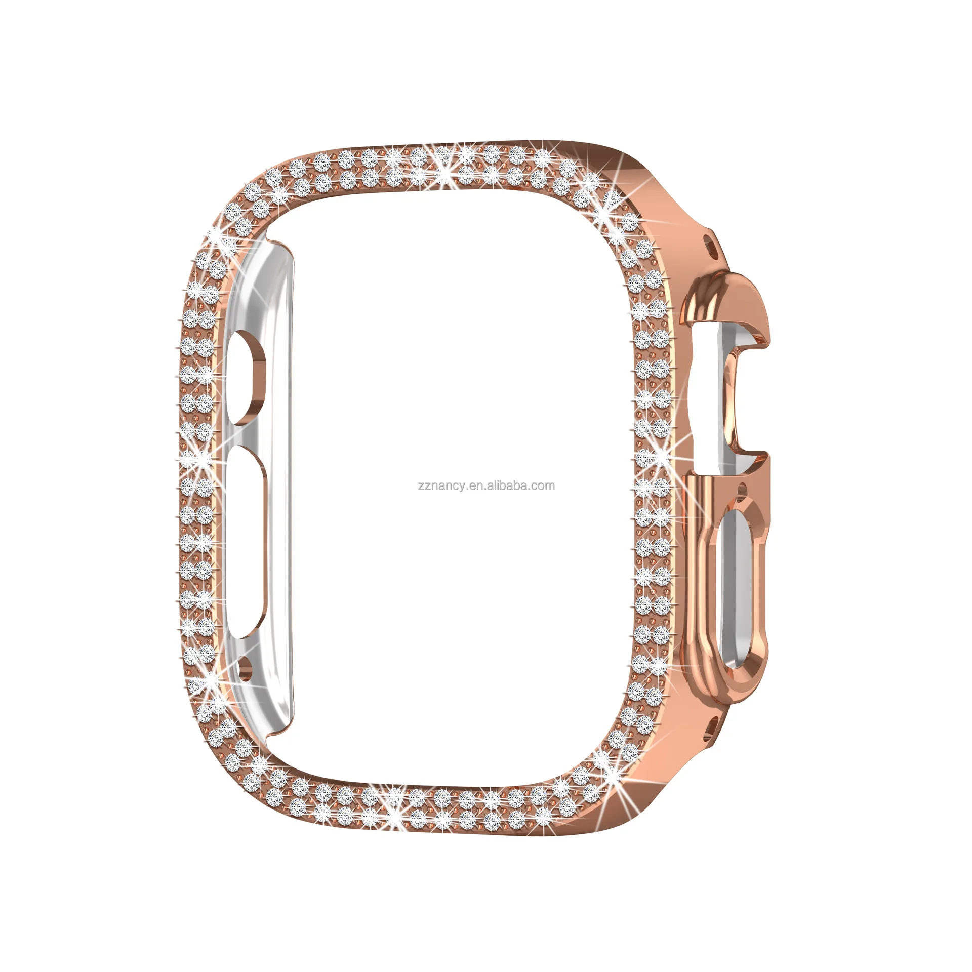 Luxury Bling Double Diamond Watch Cover For Apple Watch Case Bling