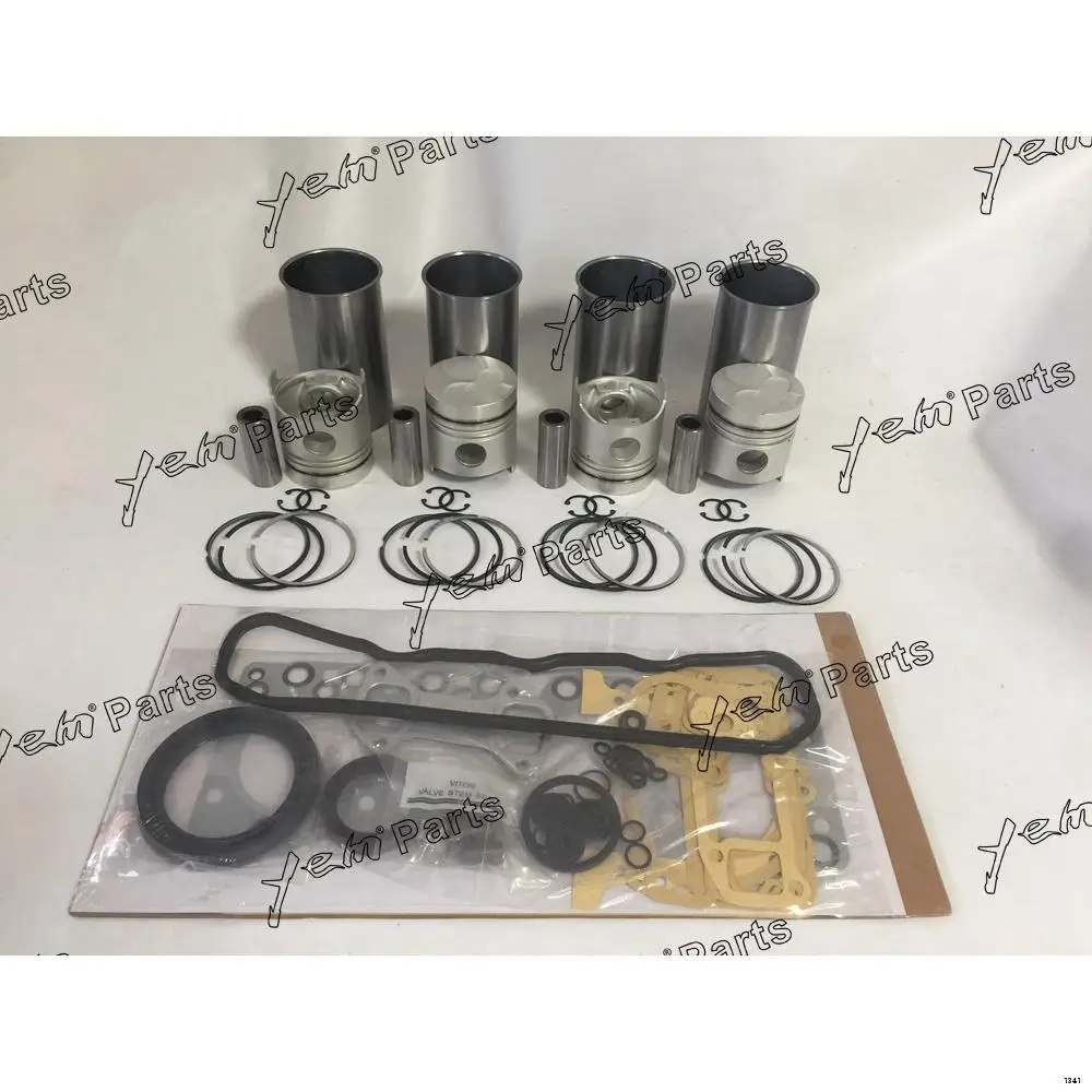 4BA1 Repair Kit With Full Gasket Set Piston Rings Cylinder Liner for Isuzu