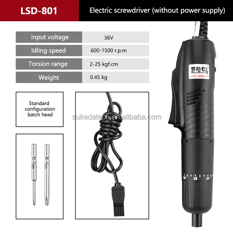 801 Electrical Screwdriver With Power Supply