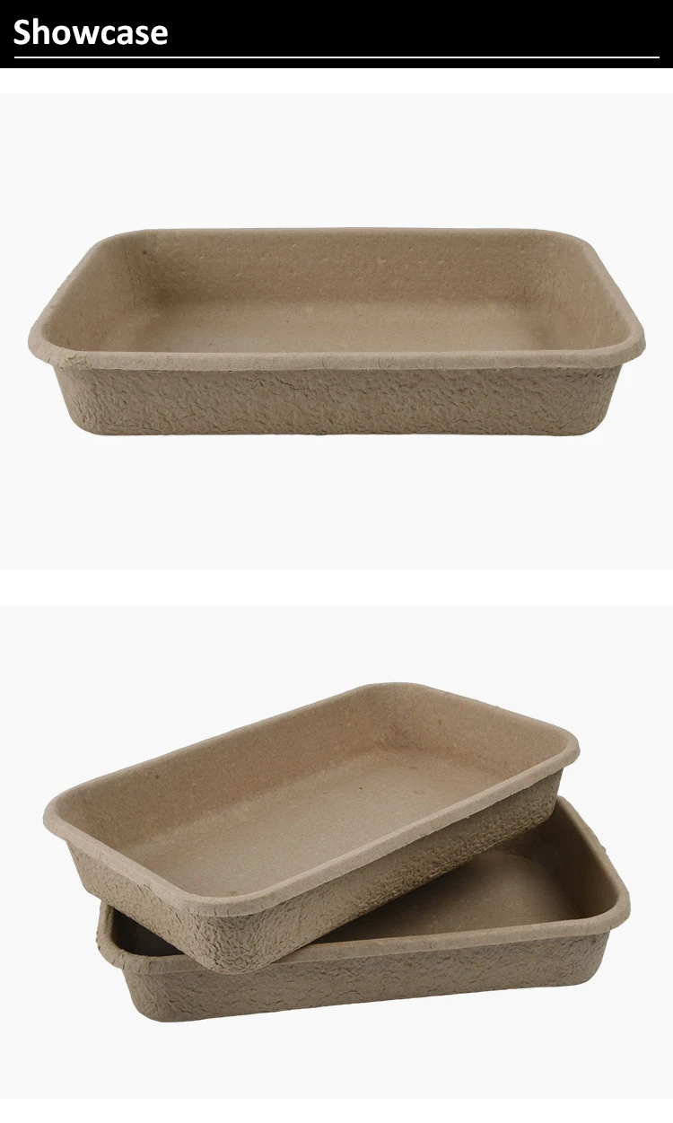 Cardboard Paper Fiber Disposable Cat Litter Box Cat Litter Basin Litter