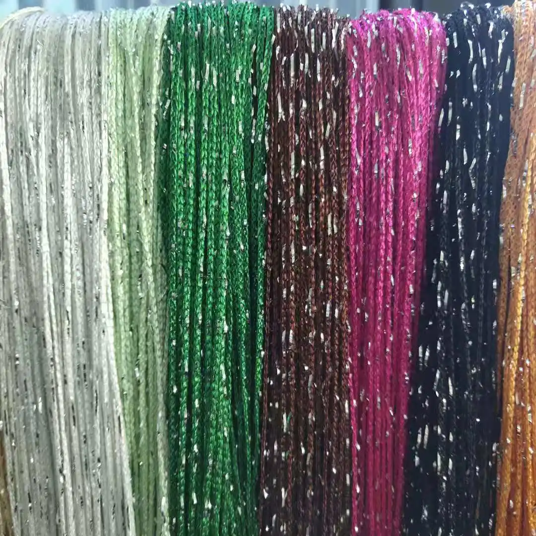 String Curtain Ribbon Wedding Ceiling Crystal Ball Ceiling Drape Mandap