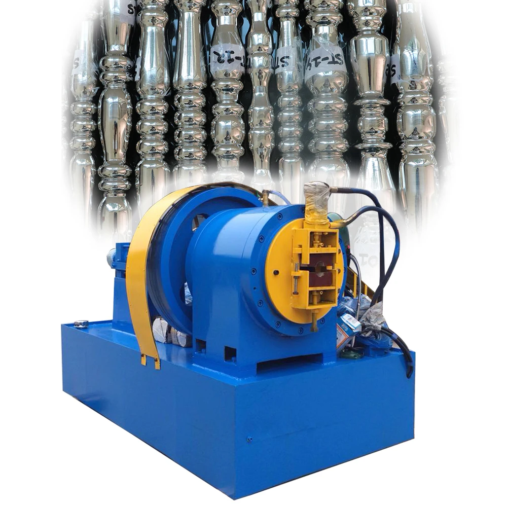 Tube Embossing Machine Make Handrail Flower Pipe Making Machine