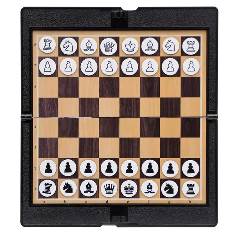 magnetic chess set folding chessboard with crafted