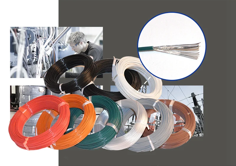 High Temperature Wire Ptfe Pfa Fep Insulation Cable Resistant ...