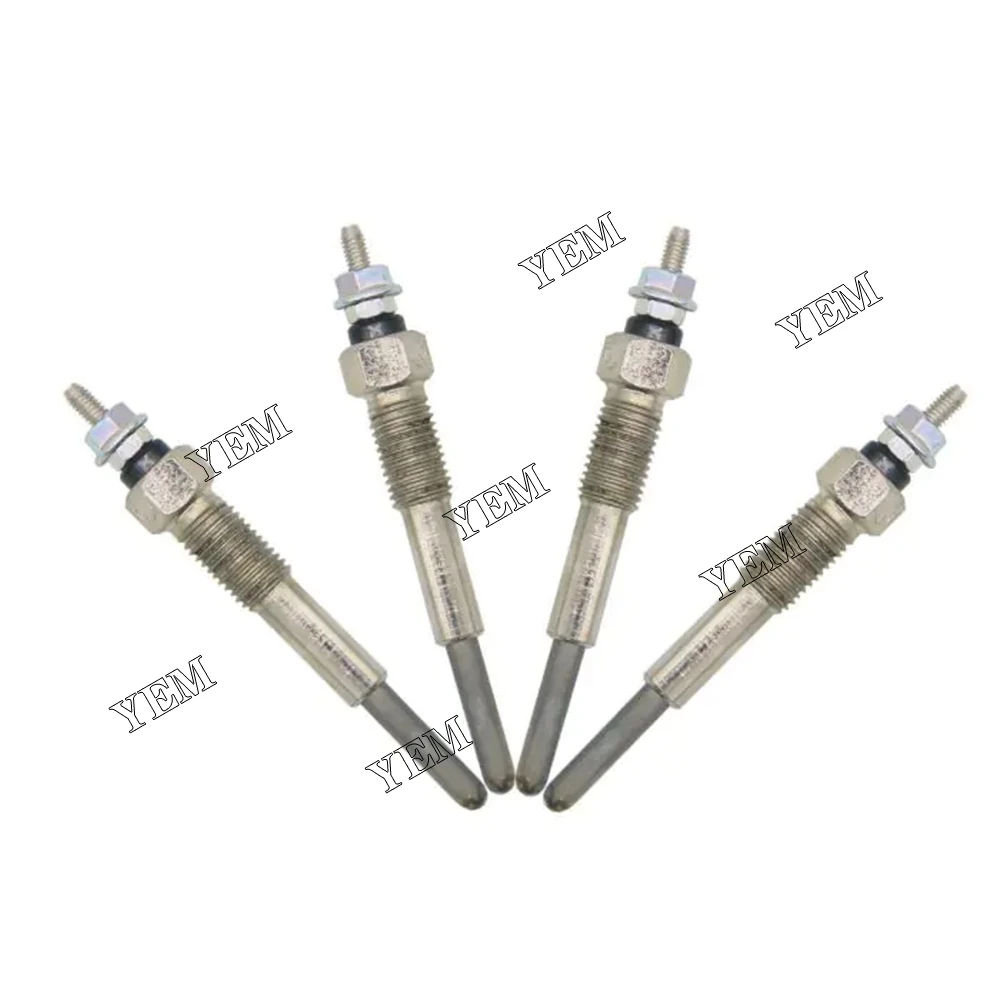 Excavator Accessories 4PCS Diesel Glow Plug for Holden Jackaroo Rodeo Isuzu ELF C190 C240 C223 Engine 4